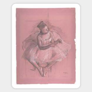 Seated Dancer Sticker